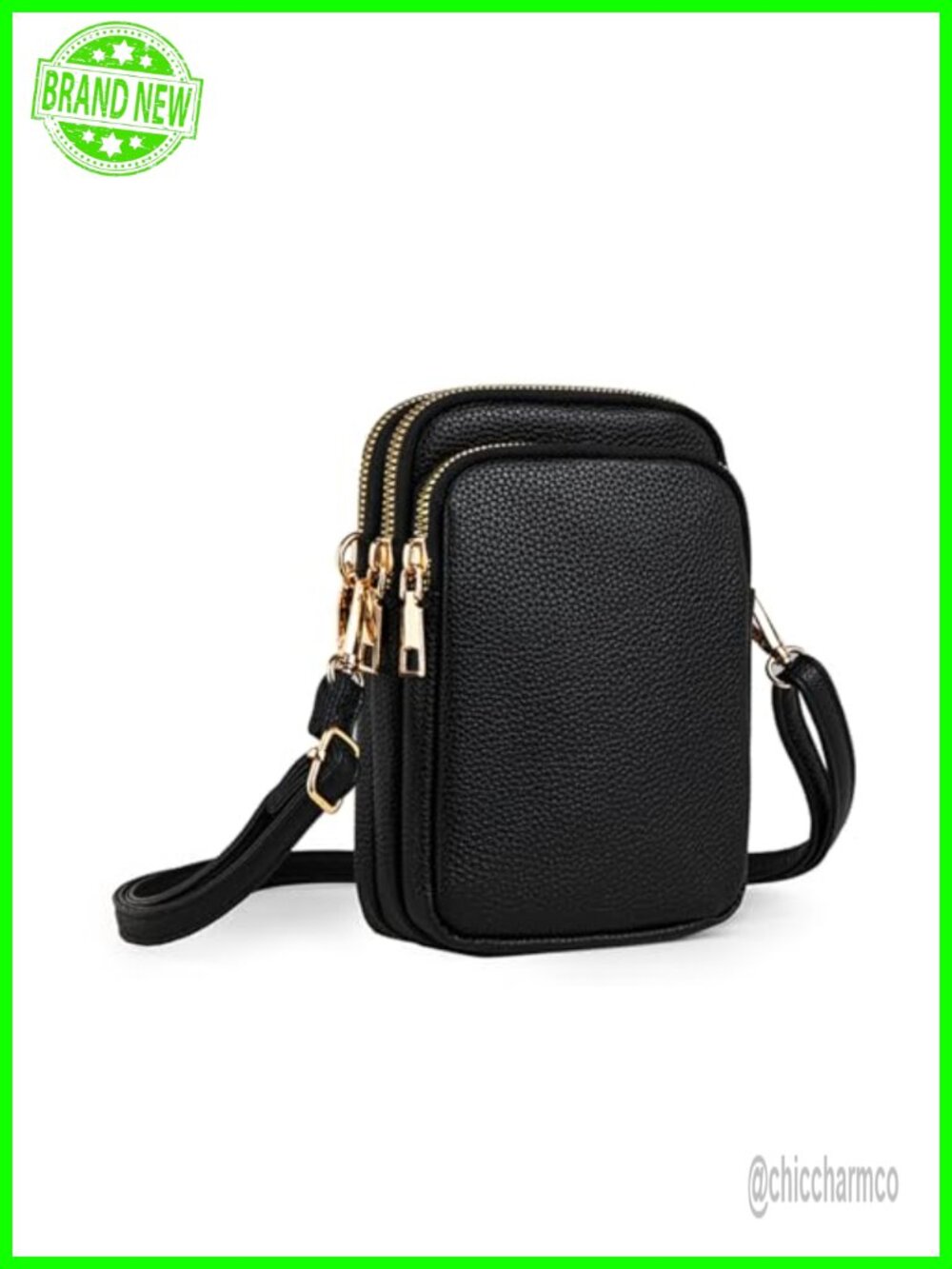Cell Phone Crossbody Bag Faux Leather Mini Shoulder Purse Card Holder